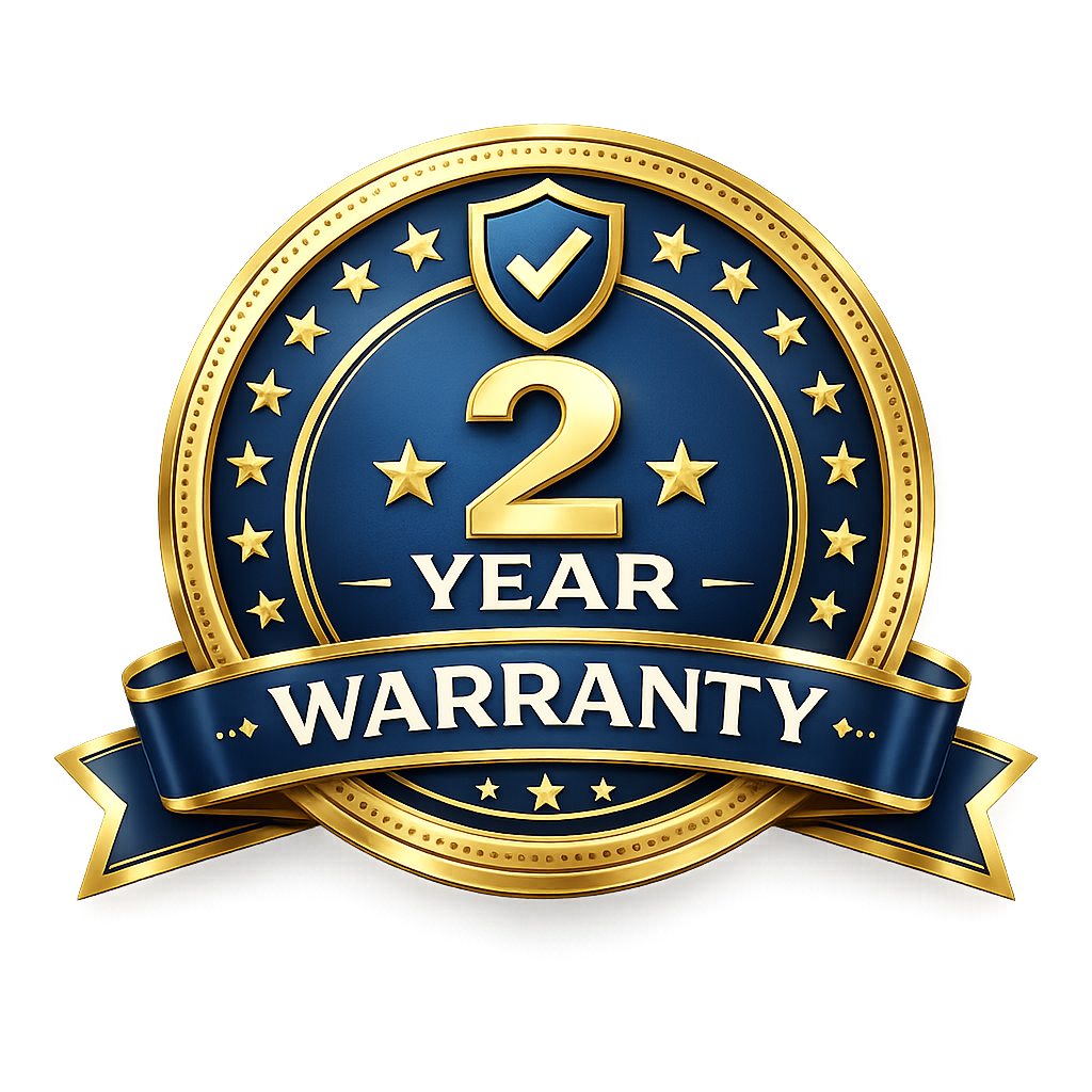 2 Years Warranty