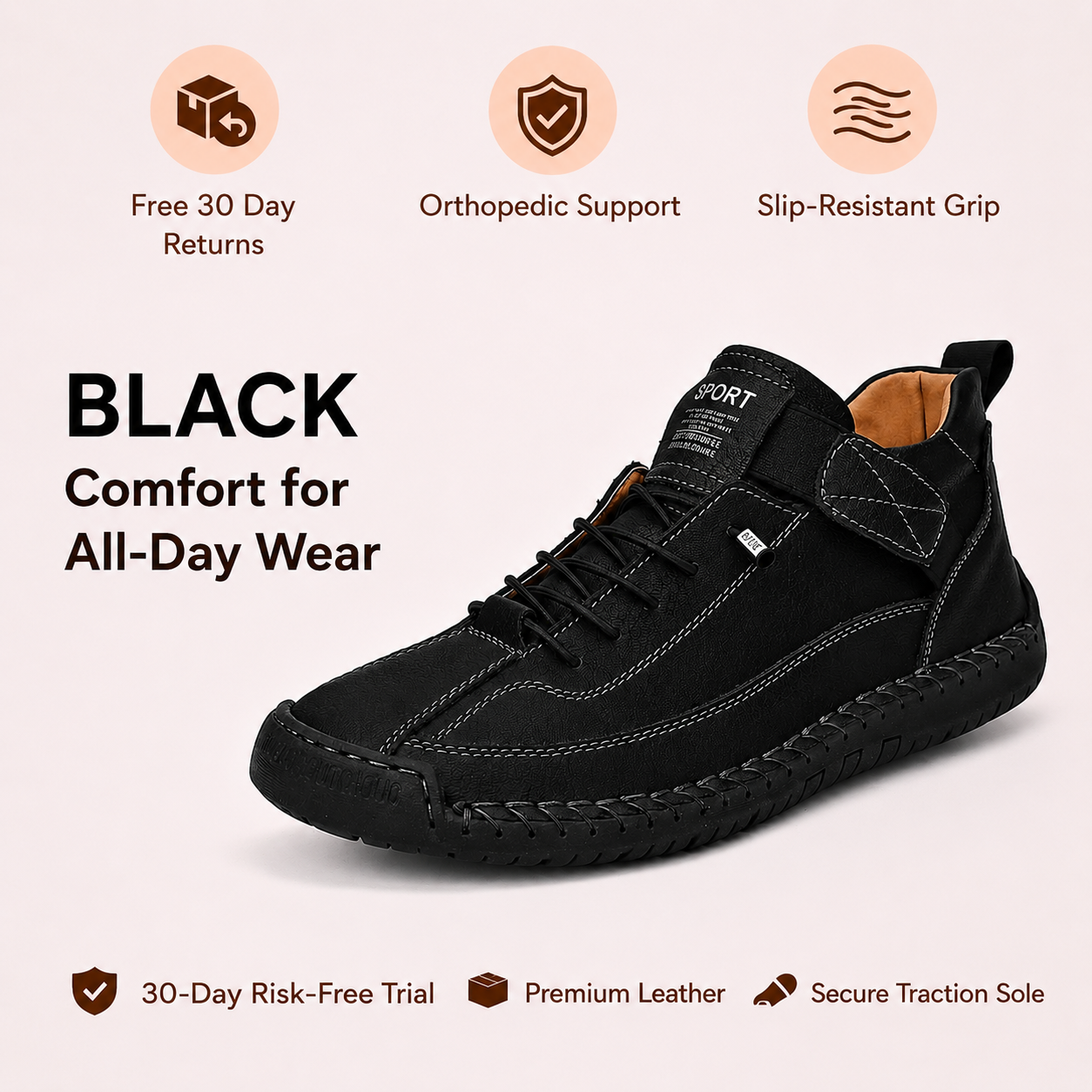 Men's Comfort Leather Casual Shoes